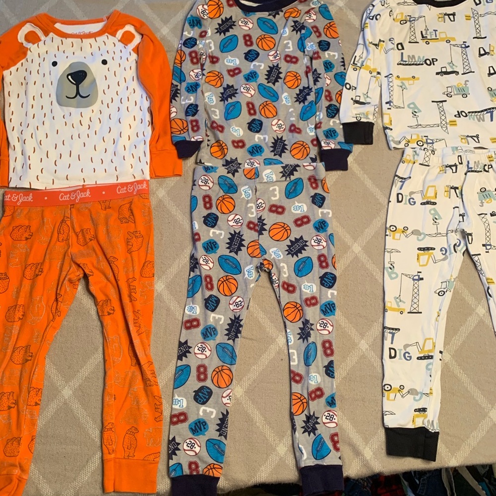 3 Pairs of 4T Jammies